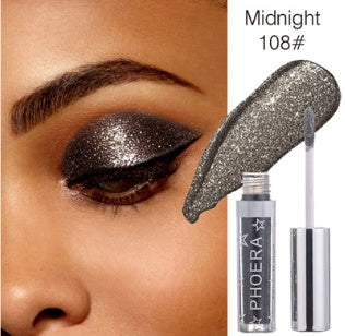 PHOERA Magnificent Metals Glitter and Glow Liquid Eyeshadow 12 Colors - Lootquake