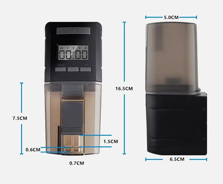 Automatic feeder fish tank goldfish koi automatic feeder - Lootquake