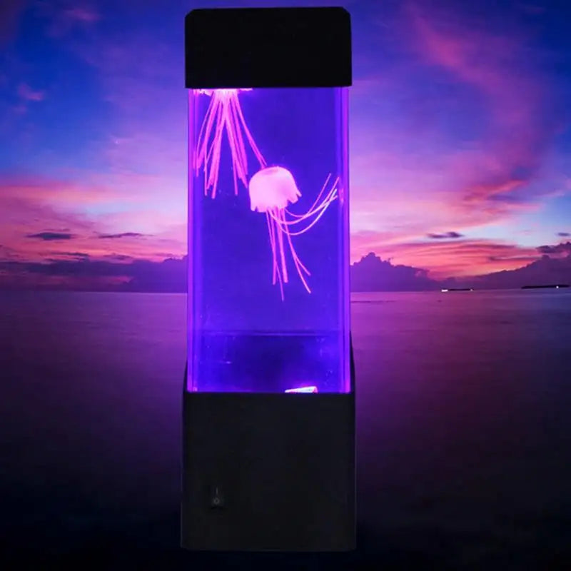 Colorful LED jellyfish night light - Lootquake