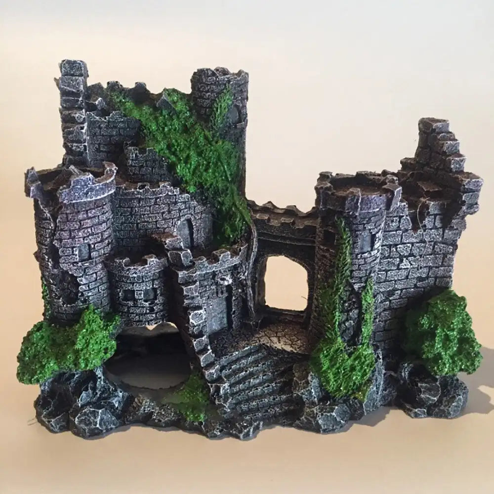 Fish tank resin castle decoration - Lootquake