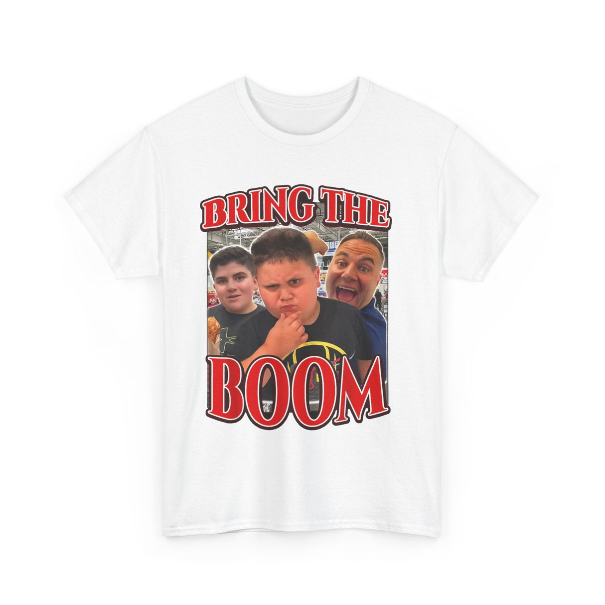 Traemos la camiseta divertida del boom