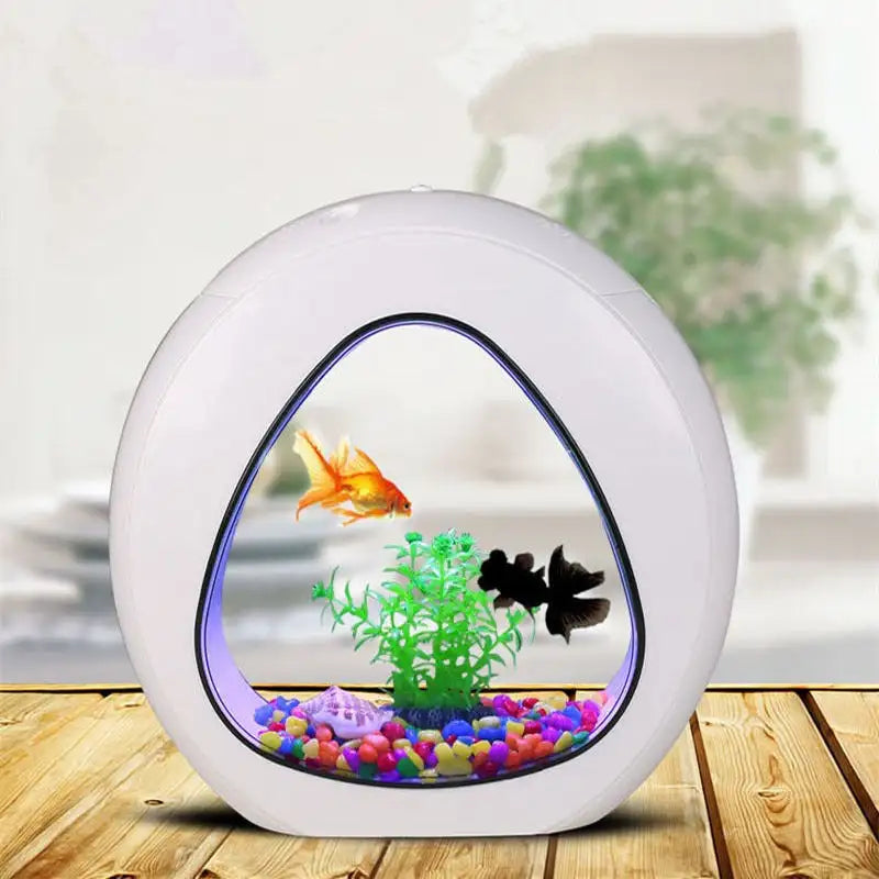 Desktop fish tank aquarium - Lootquake