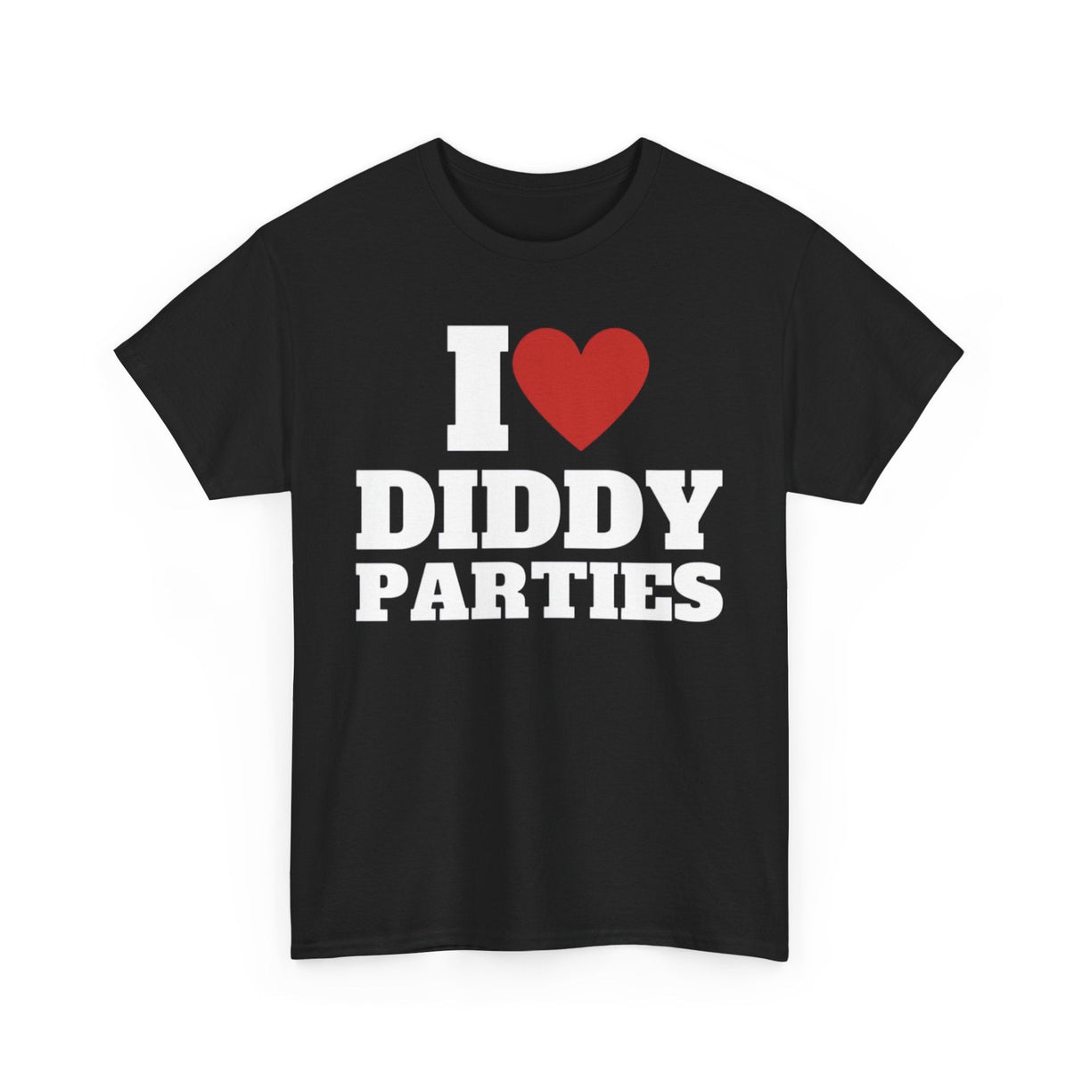 Camiseta divertida "Me encantan las fiestas de Diddy": divertida camiseta gráfica con humor festivo para hombre y mujer