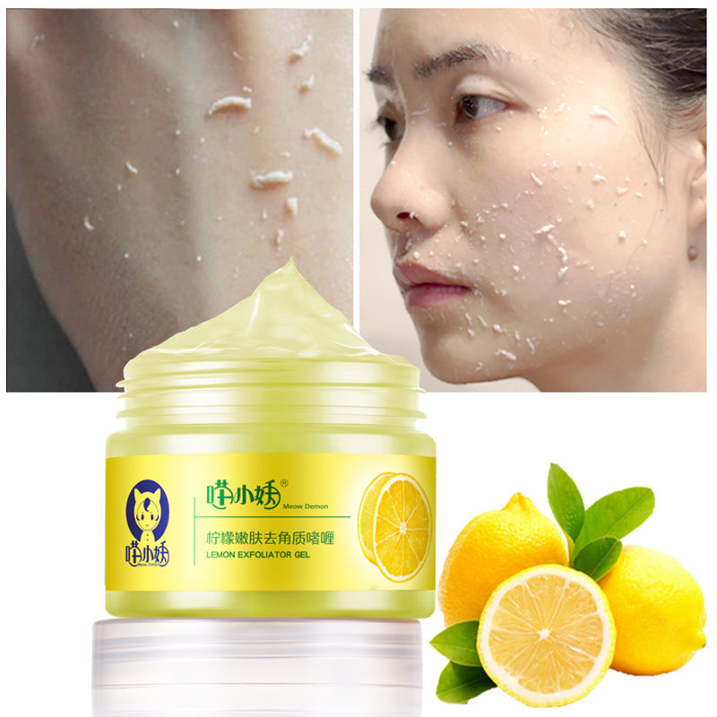 Lemon Cutin Gel Dead Skin Cleaning Pore Facial General Scrub - Lootquake