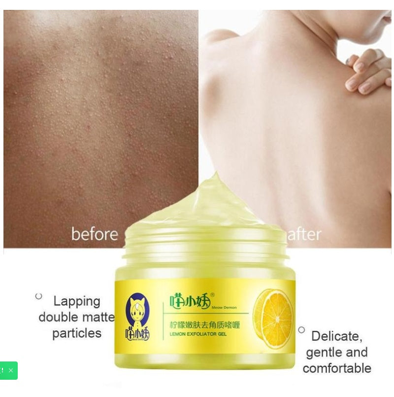 Lemon Cutin Gel Dead Skin Cleaning Pore Facial General Scrub - Lootquake
