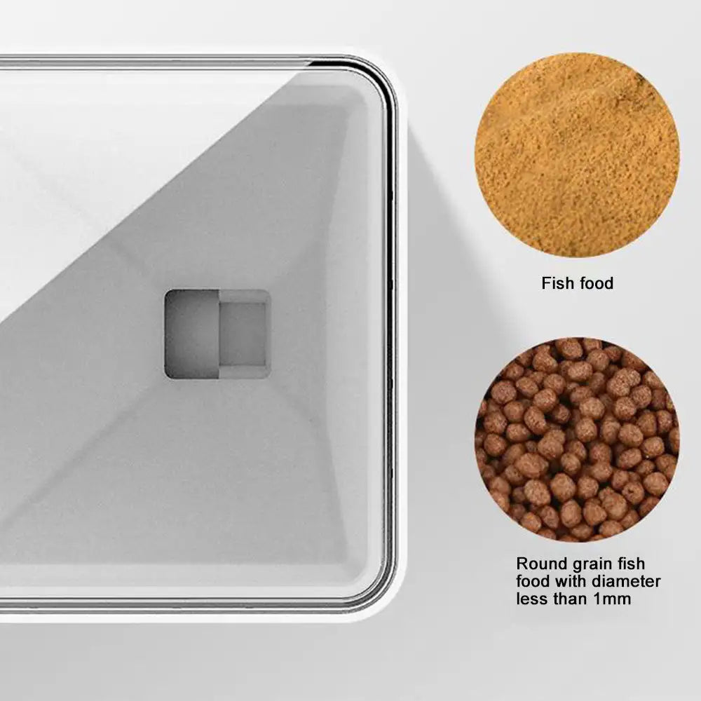 Pet Feeding Fish Food Dispenser Digital Automatic Fish Feeder LED Aquarium Digital Fish Tank - Lootquake