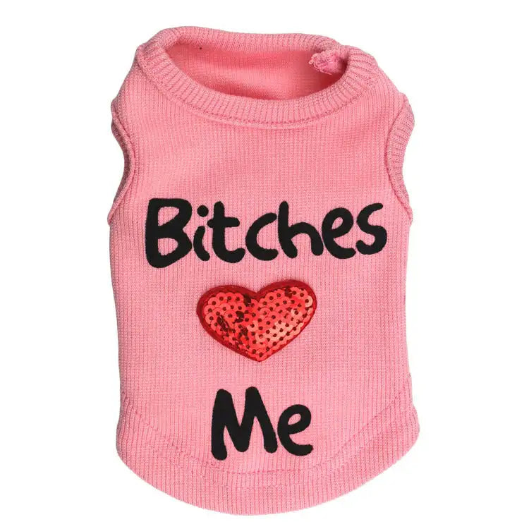 Pet Supplies Dog Clothing Pretty Girls Love My Pet Vest - Lootquake