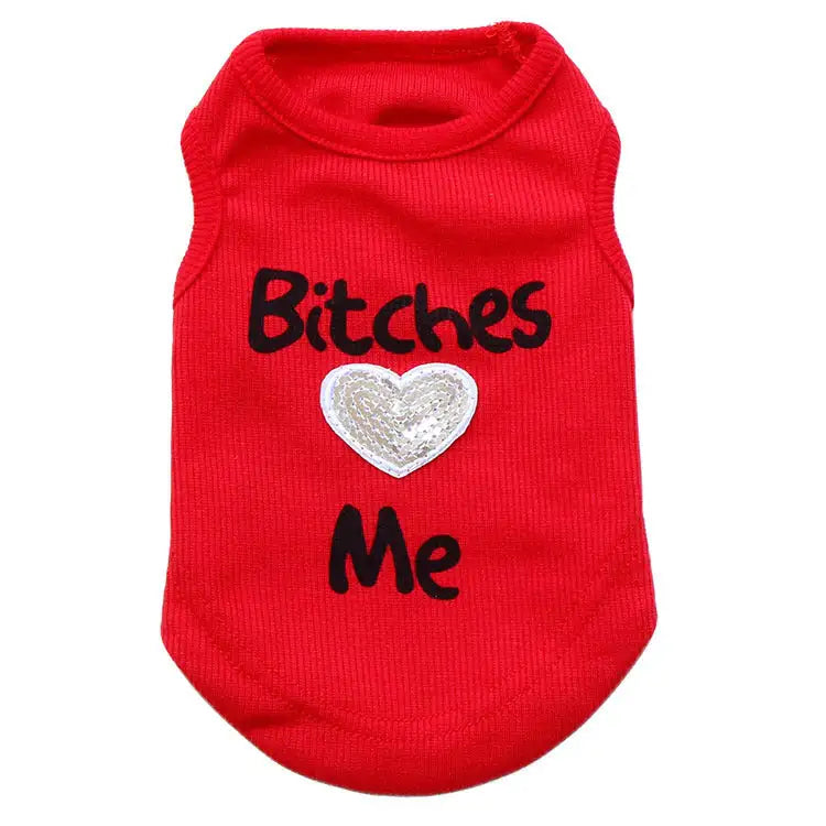 Pet Supplies Dog Clothing Pretty Girls Love My Pet Vest - Lootquake