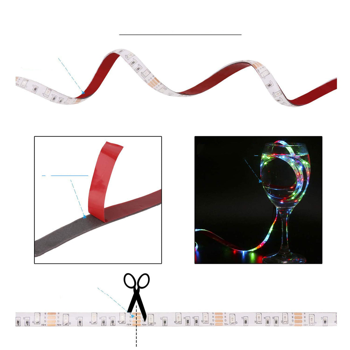 LED Light, 5050 RGB Waterproof, Voice Control