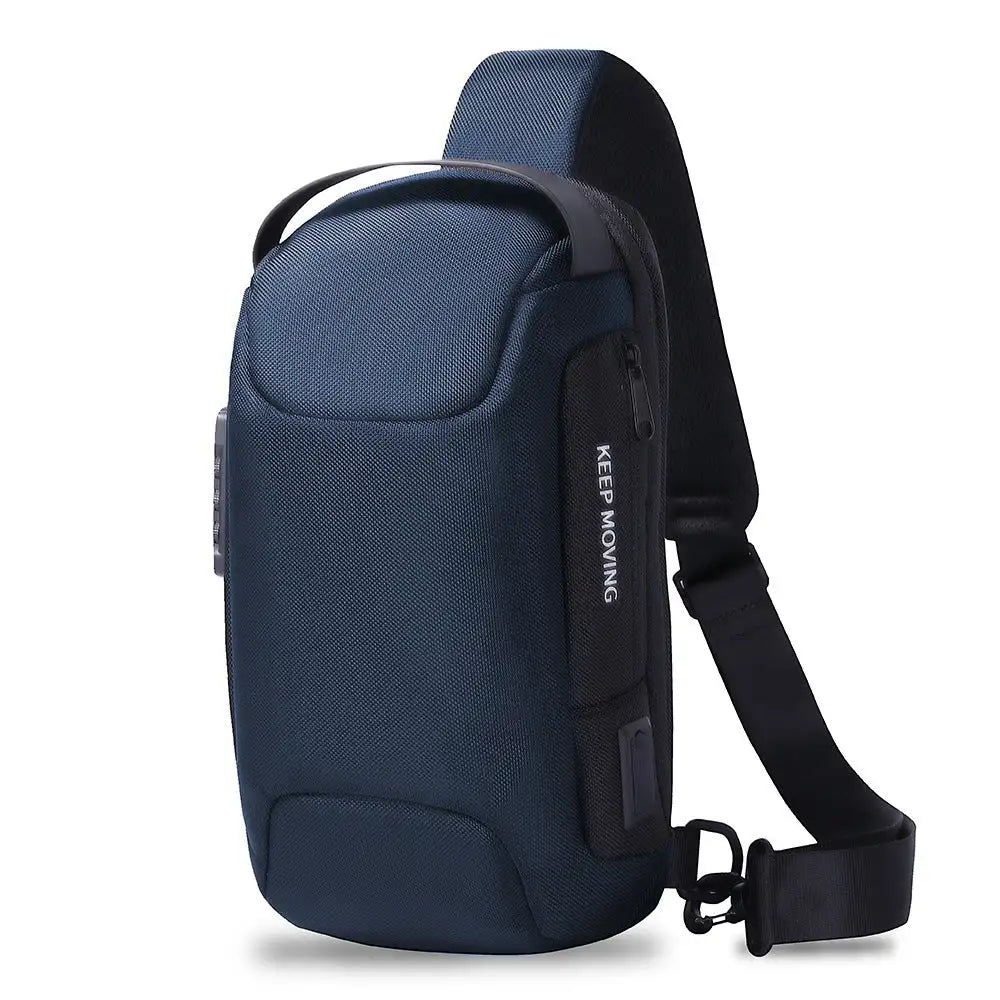 Men's Single Shoulder Bag for Summer, Cool Looking Waterproof Bag - Lootquake