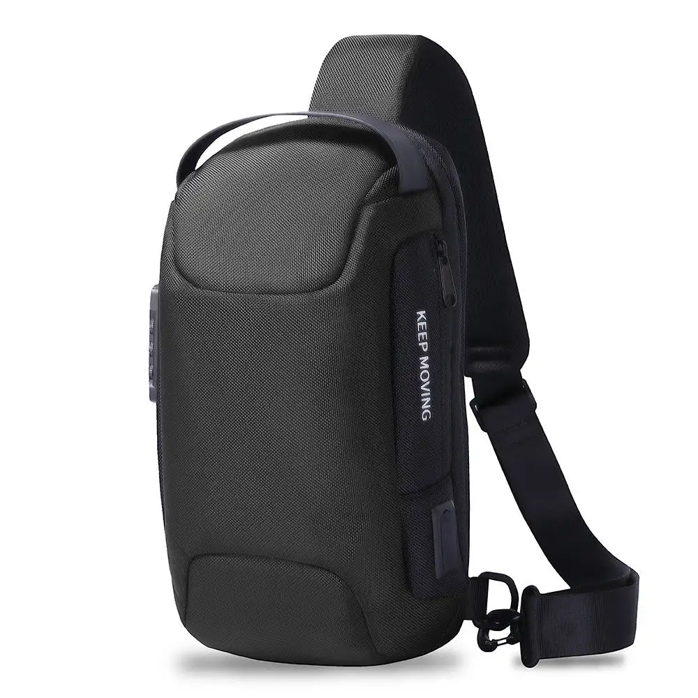 Men's Single Shoulder Bag for Summer, Cool Looking Waterproof Bag - Lootquake