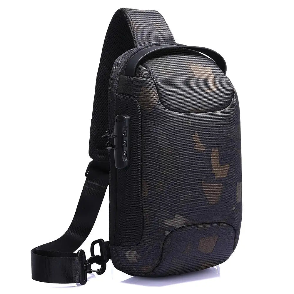 Men's Single Shoulder Bag for Summer, Cool Looking Waterproof Bag - Lootquake
