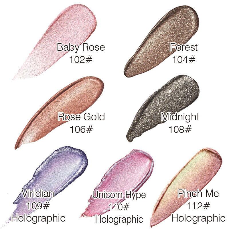 PHOERA Magnificent Metals Glitter and Glow Liquid Eyeshadow 12 Colors - Lootquake