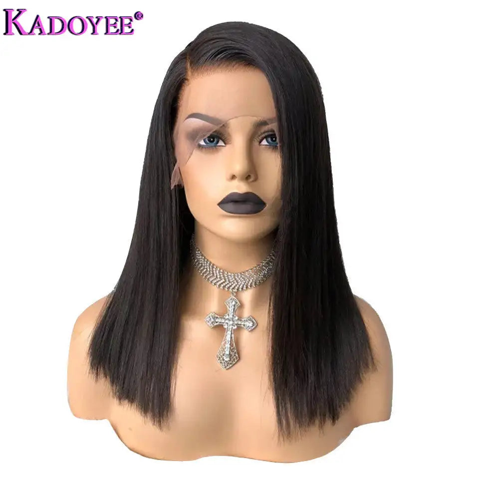 Europe, America, African Wigs,Female Human Hair Wigs, Front Lace Real Wigs - Lootquake