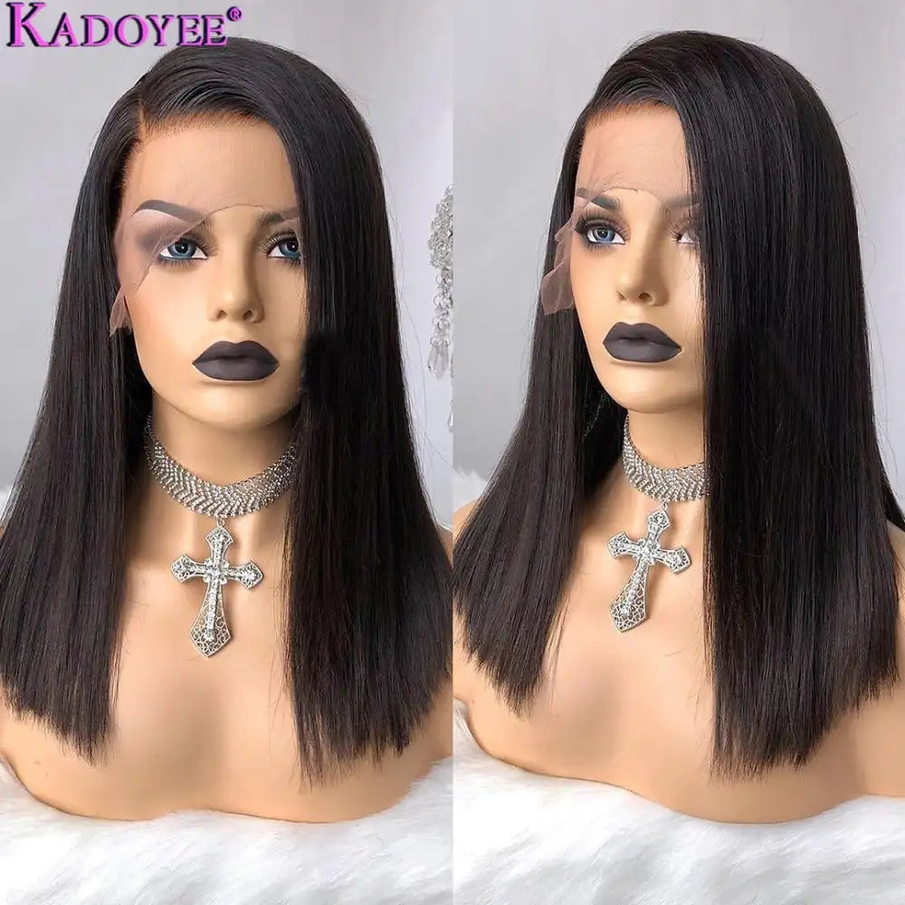 Europe, America, African Wigs,Female Human Hair Wigs, Front Lace Real Wigs - Lootquake