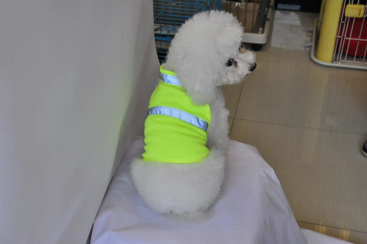 Summer Pet Clothing Dog Reflective Clothing Work Dog Safety Clothing - Lootquake