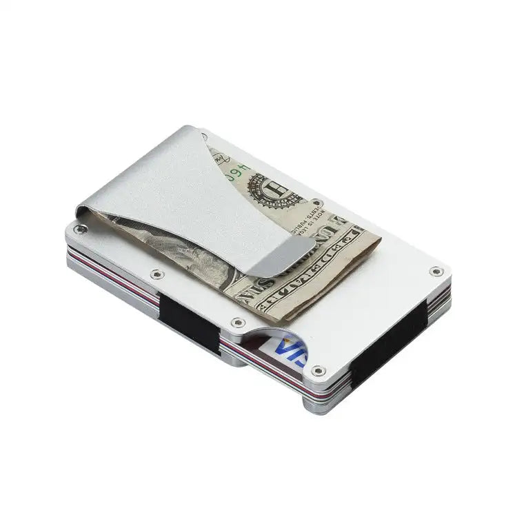 Durable Carbon Fiber Wallet for Men and Women, Aluminum Alloy Card Holder & Money Clip - Lootquake