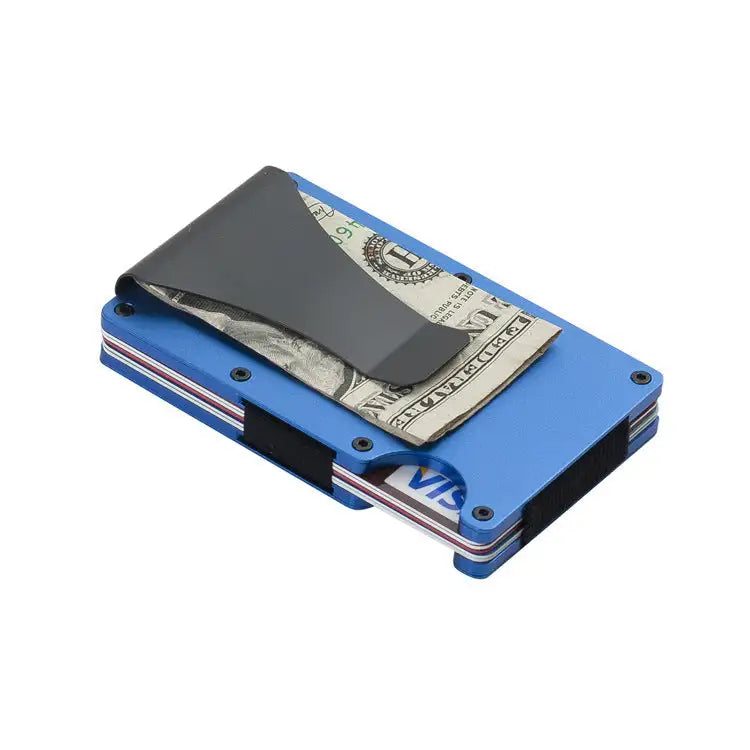 Durable Carbon Fiber Wallet for Men and Women, Aluminum Alloy Card Holder & Money Clip - Lootquake