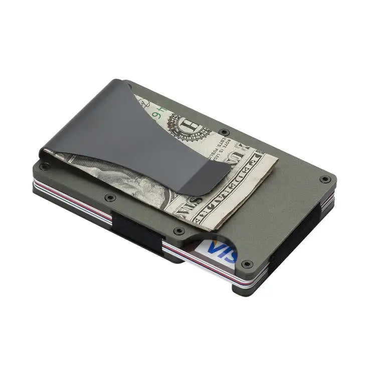 Durable Carbon Fiber Wallet for Men and Women, Aluminum Alloy Card Holder & Money Clip - Lootquake