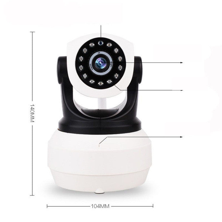 360° Panoramic Wireless WiFi Baby Monitor with Motion Detection