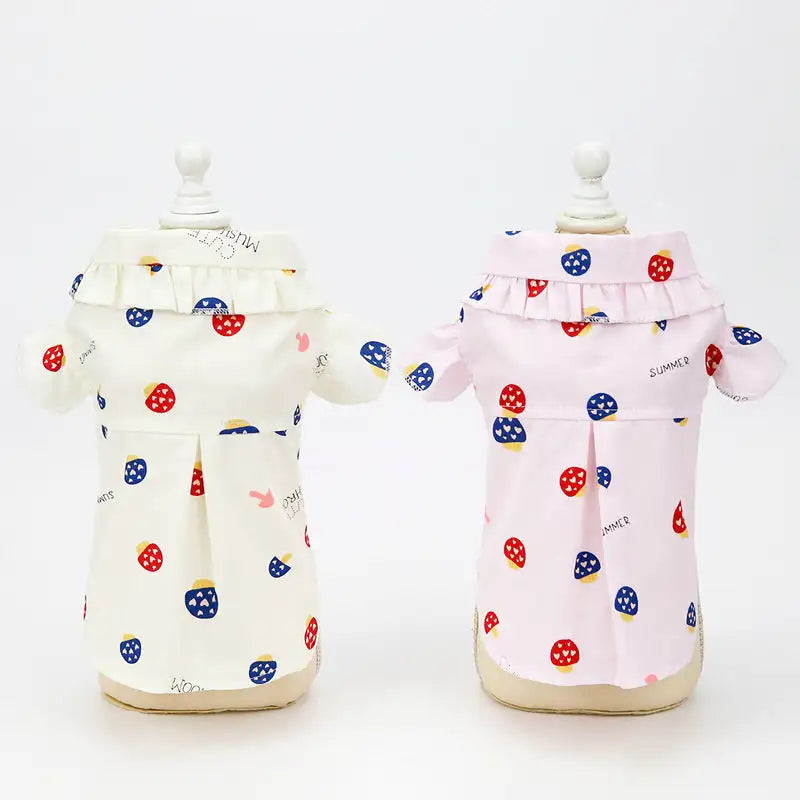 Pet Clothes Puppy Clothes Thin Pet Clothes Teddy Dog Cat Clothes Spring - Lootquake