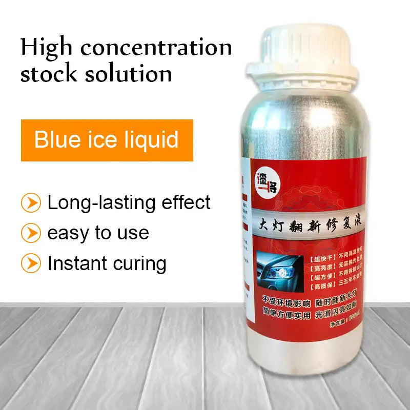 Car Headlight Repair Fluid High Quality headlight repair fluid kit Auto headlamp scratch repair yellow renovation 800G - Lootquake