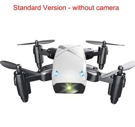 Micro Foldable RC Drone 3D Bearing Steering Wheel Remote Control Quadcopter Toys With Camera WiFi APP Control Helicopter Dron Kids Gift - Lootquake