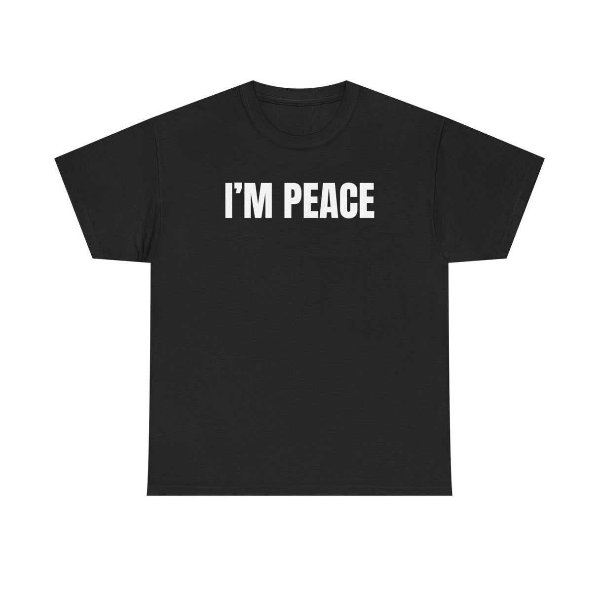 Camiseta divertida de pareja "I'm Peace": divertida camiseta gráfica a juego para él y para ella