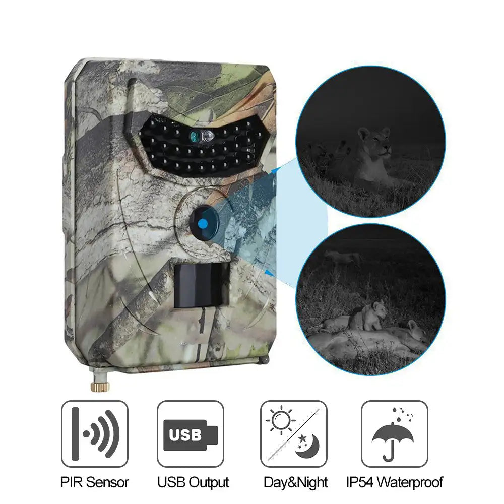 JPEG Trail Wildlife Camera 20MP IP65 Wireless Photo Capture - Lootquake