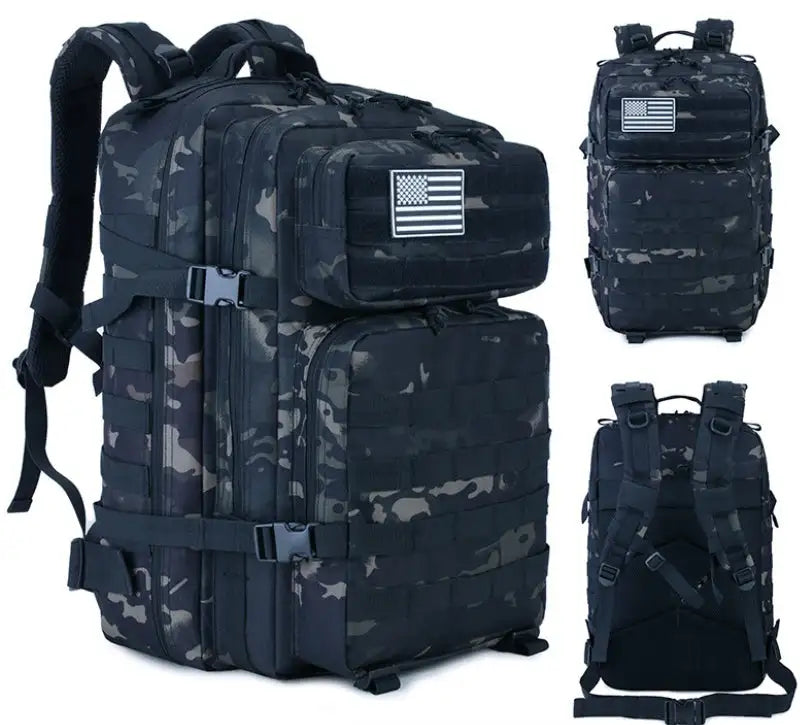 Outdoor Mountaineering Bag Tactical Leisure Bag Army Fan Travel Computer Bag Individual Soldier Package - Lootquake