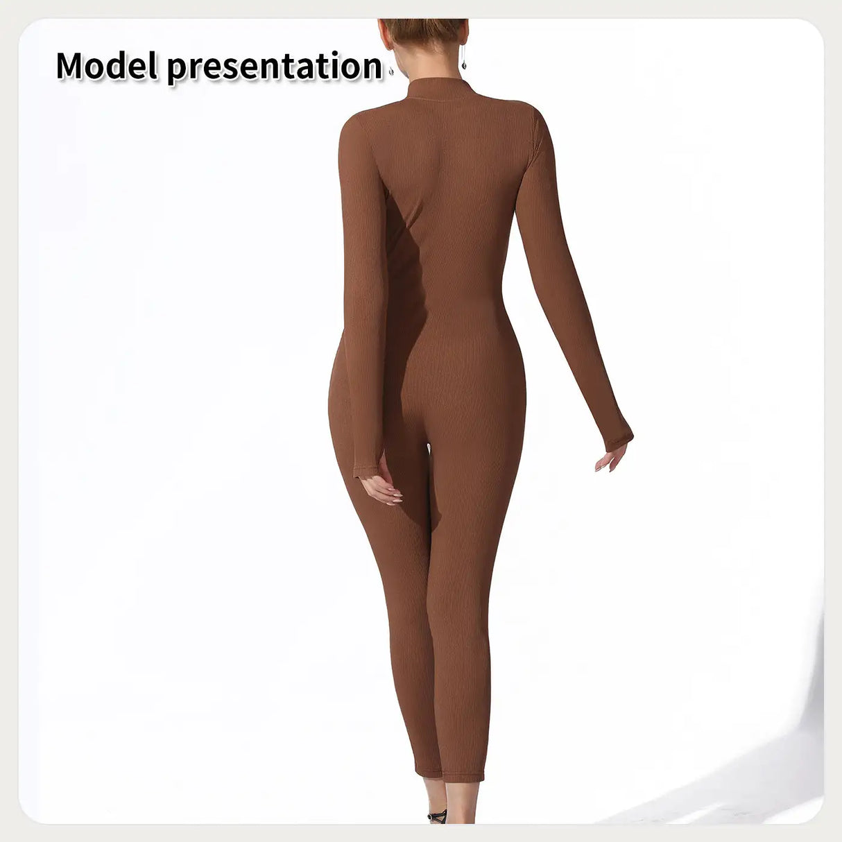 Women's Fashion Simple Solid Color Bodysuit - Lootquake