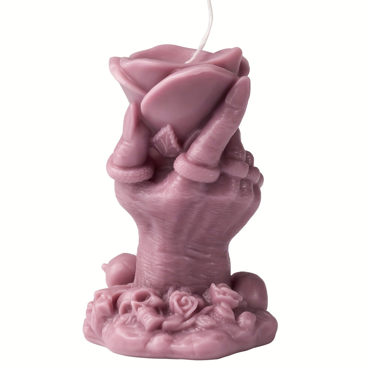 4 PCS Skull Creative Candles, Halloween Skull Scented Candle, Handcrafted DIY Aromatherapy Candle For Spooky Home Decoration, Halloween Gift Set