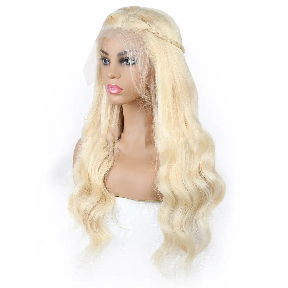 Semi Lace Real Wig Blond Headgear - Lootquake