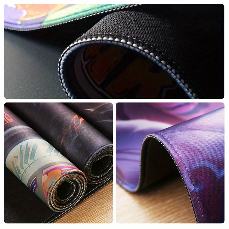 ASUS Republic of Gamers (ROG) Large Gaming Mouse Pad with Precision Stitched Edges and Non-Slip Rubber Base, Thick Computer Desk Mat, Keyboard Pad, Ideal for Independence Day, Halloween, Thanksgiving, Christmas Gifts