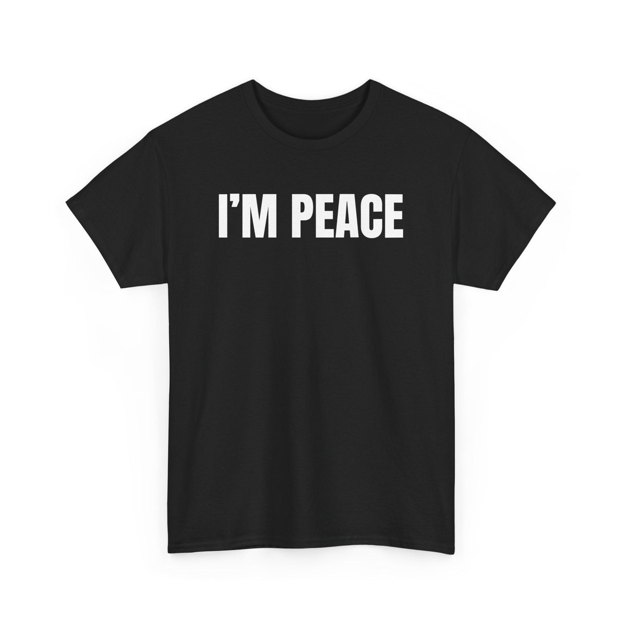 Camiseta divertida de pareja "I'm Peace": divertida camiseta gráfica a juego para él y para ella
