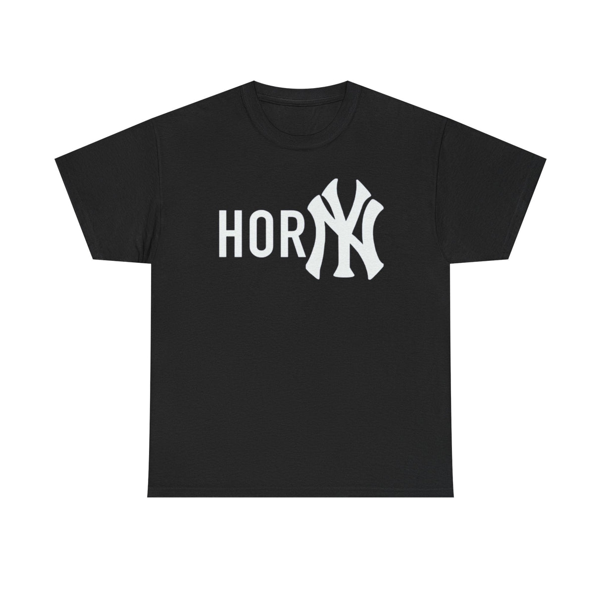 Camiseta de béisbol divertida de Horny Yanks: divertida camiseta gráfica con humor adulto para hombres y mujeres