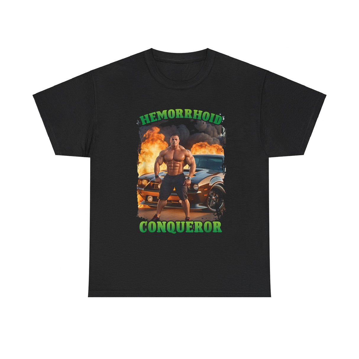 Camiseta divertida "Conquistador de hemorroides"