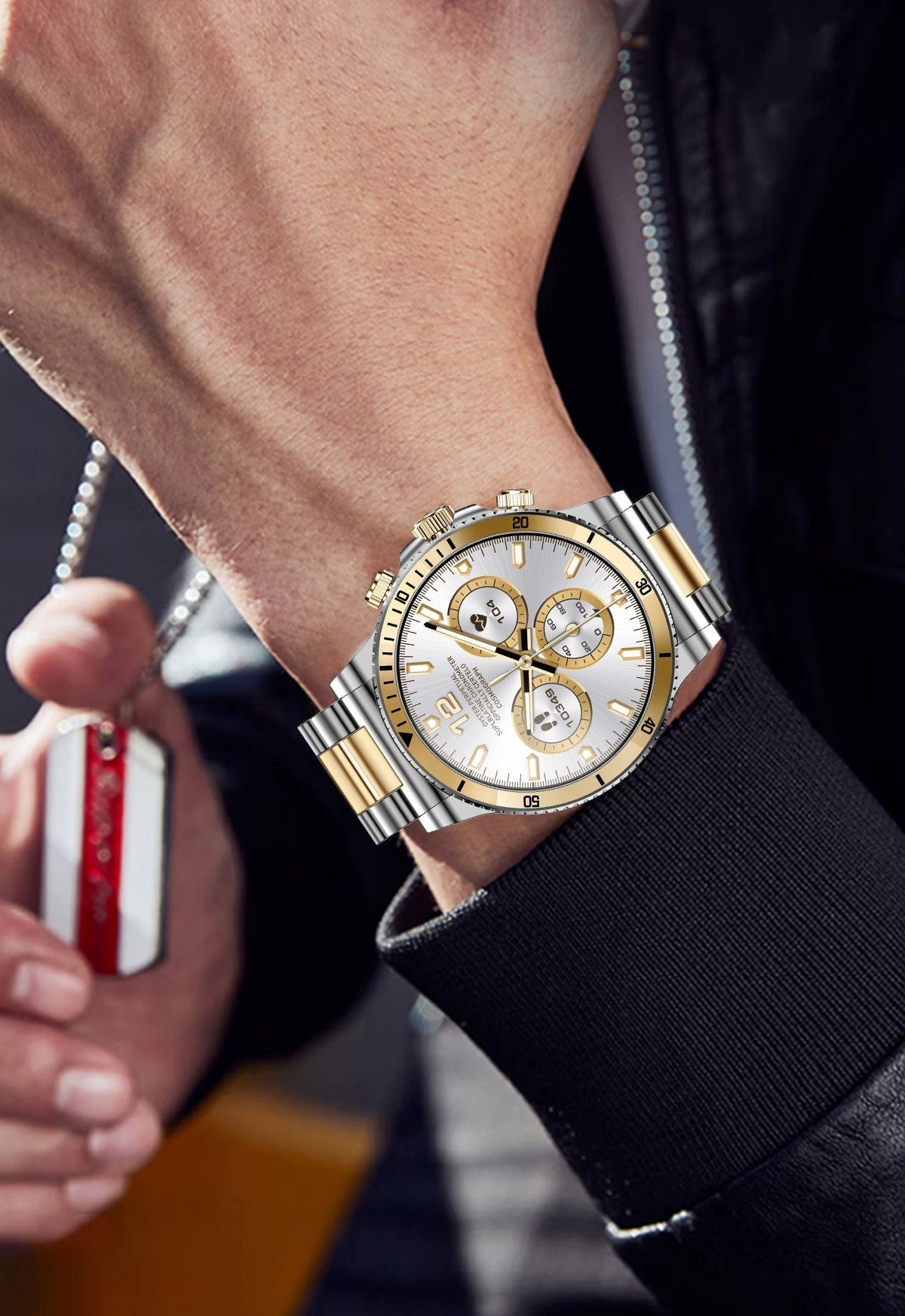 Bluetooth Sport Watch: HR, BP, Step Count