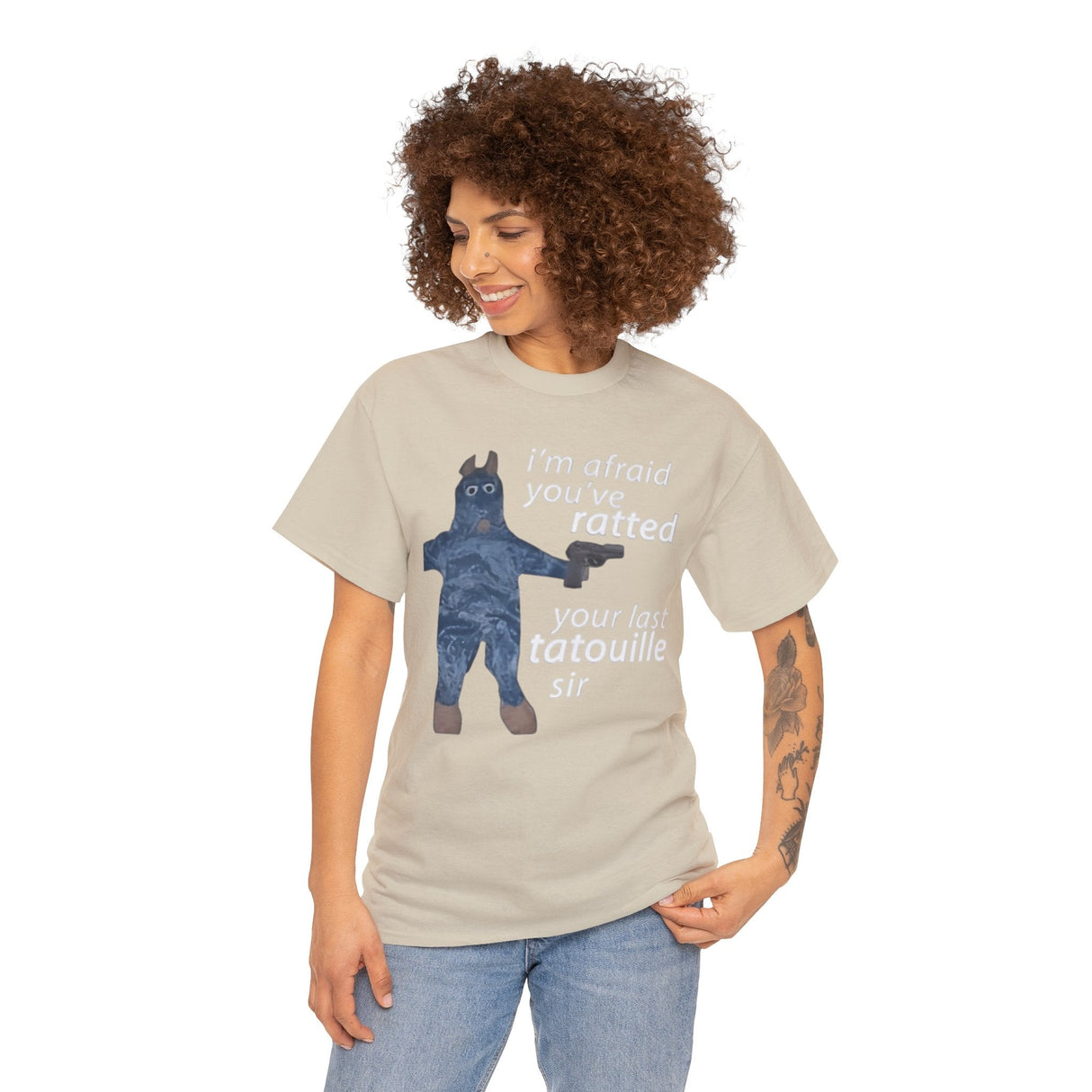 I’m Afraid You’ve Ratted Your Last Tatouille Sir Shirt – Funny Meme T-Shirt for Humor Fans