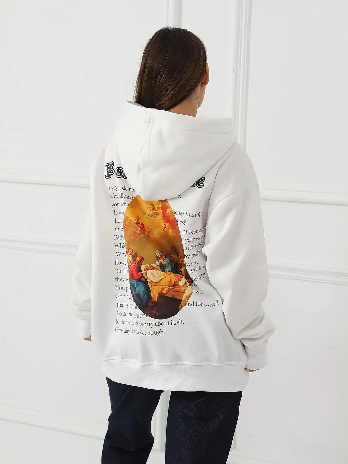 Women's Fashionable Casual Printed Long Sleeved Sweatshirt - Lootquake