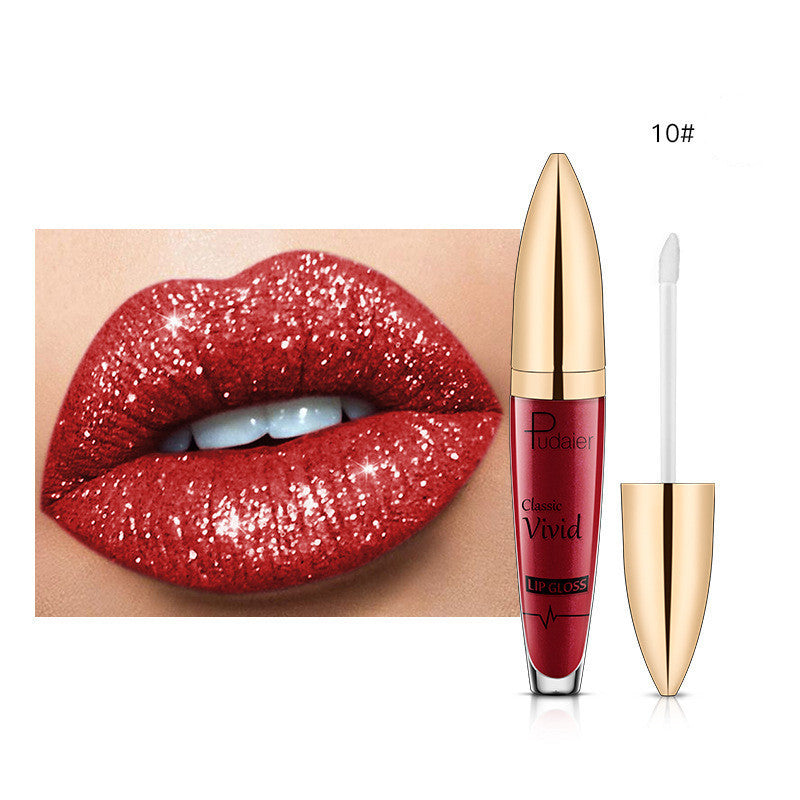 Pudaier Glitter Flip Matte Lip Gloss