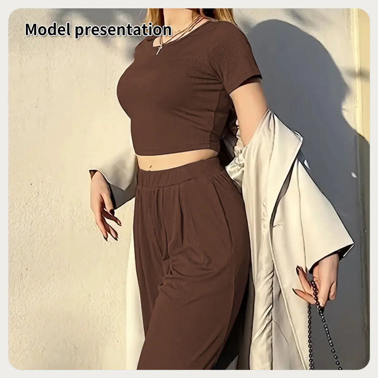 Women's Fashion Simple Solid Color Suit - Lootquake