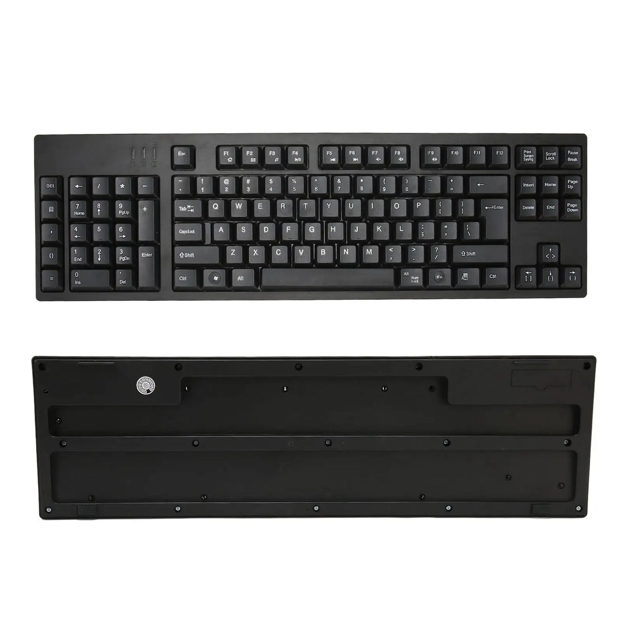 Left Handed Keyboard 109 Keys Micro USB Ergonomic Layout Plug and Play Office Keyboard for Business Accounting Designer - Lootquake