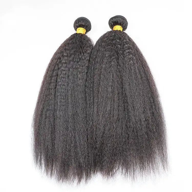 Natural Human Synthetic Fiber Wig Hair Curtain - Lootquake