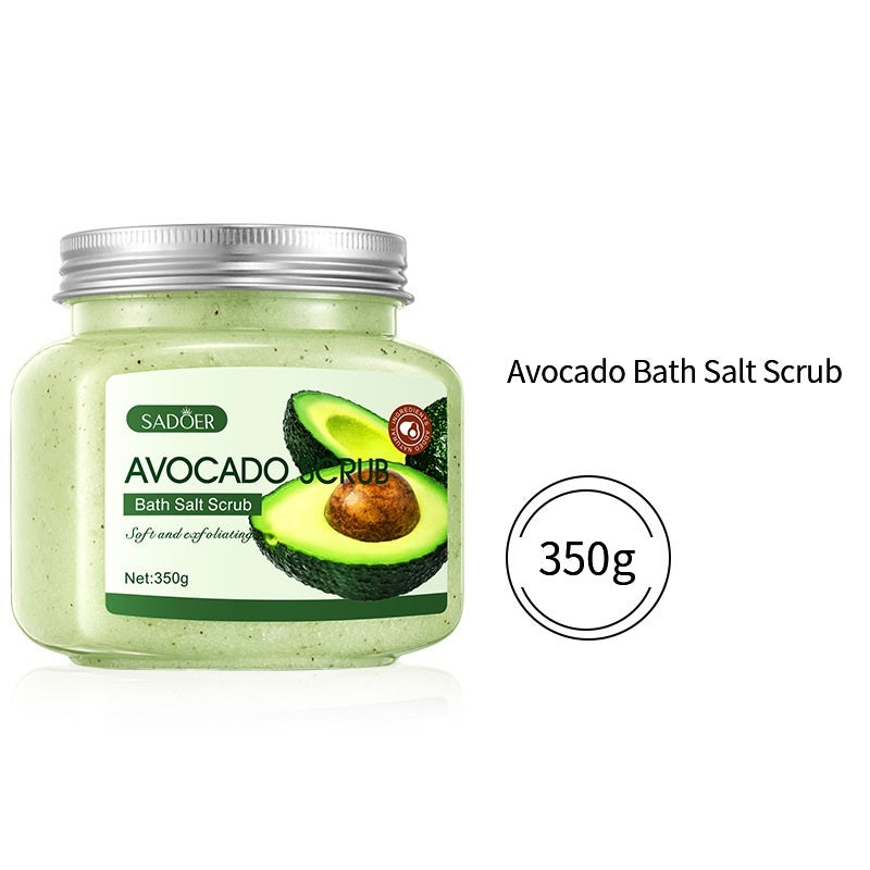 Fruit Bath Salt Scrub Cream Exfoliating Body Care - Lootquake