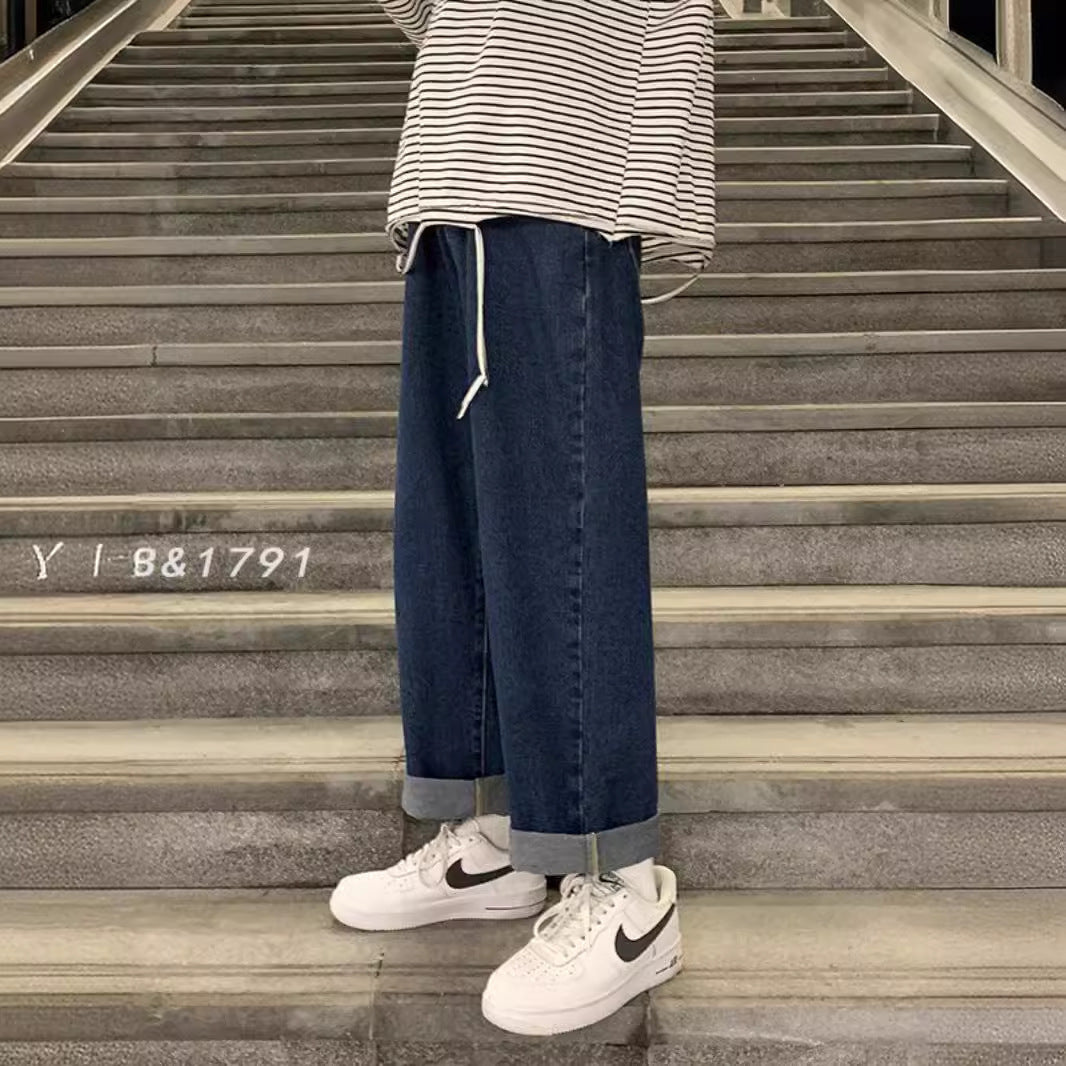 Trendy Couple Straight Loose Pants Trendy - Lootquake