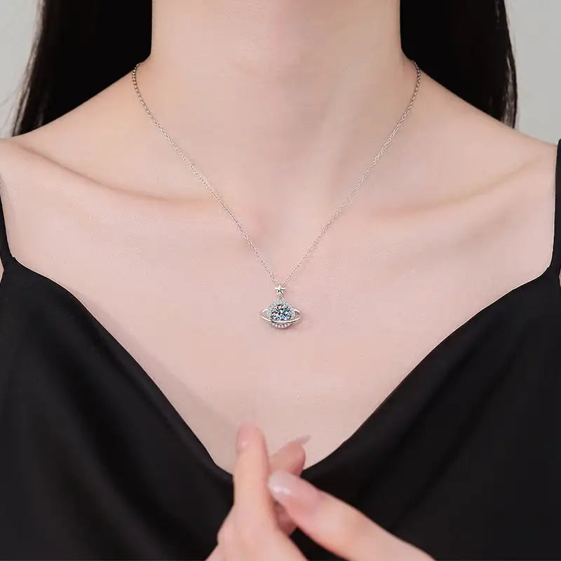 Planet Surround Necklace For Women XINGX Special-interest Design - Lootquake