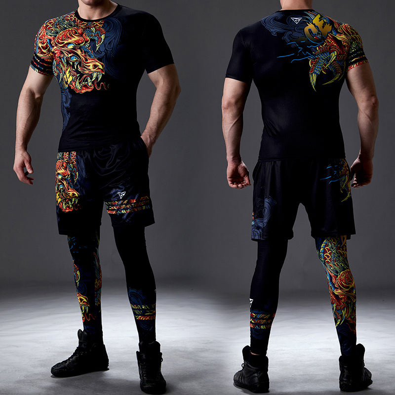 Men's Sweat-absorbent Quick-drying Fitness Suit - Lootquake