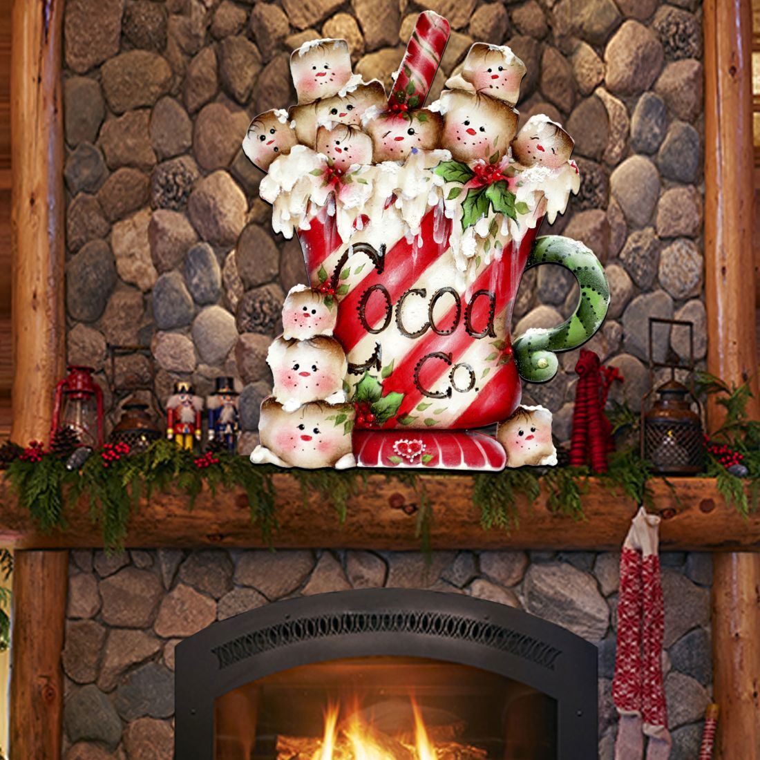 Marshmallow Cocoa Company Door Decor by Jamie Mills-Price - Christmas Decor - 8457513H