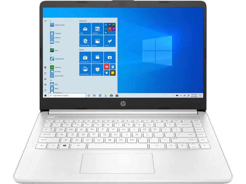 HP Laptop 14-dq0040nr 14" Intel Celeron N4120 4 GB DDR4 64 GB eMMC Windows 11 S Snowflake White(Renewed) - Lootquake